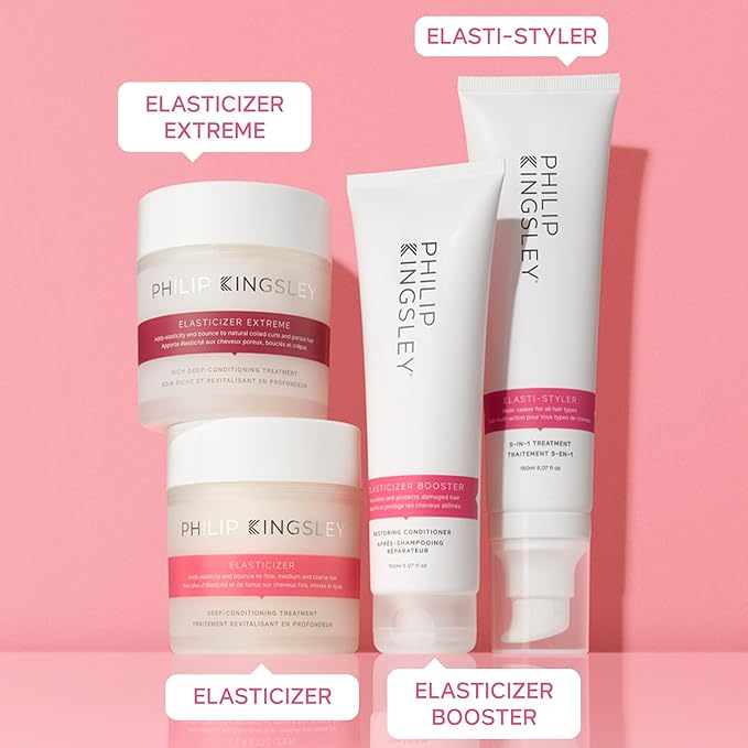 PHILIP KINGSLEY - Elasticizer | Deep Conditioner | Repair Hair Mask Treatment for All Hair Types | Pre-Shampoo Deep Conditioning Mask | Hydrates, Adds Shine and Reduces Breakage and Frizz | 1.35oz