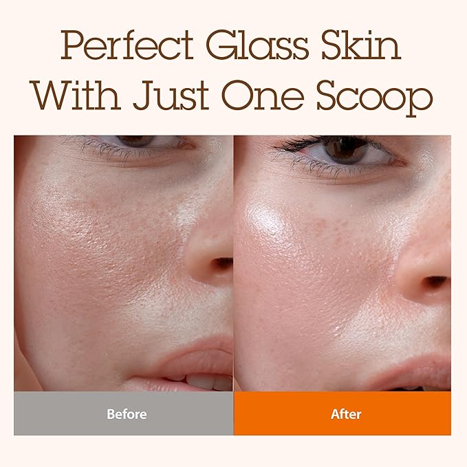 BLITHE Pressed Serum Gold Apricot Glass Skin Korean Skincare Moisturizer/Serum - Niacinamide Serum for Natural Glow & Radiance, Face Serum for Women 1.68 Fl Oz