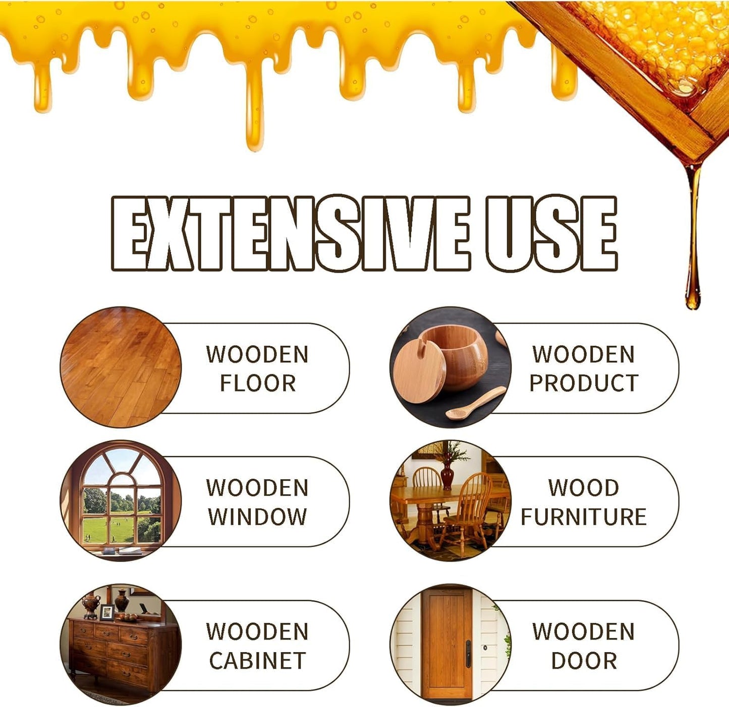 MOODTALK Beeswax Spray Furniture Polish, Wood Cleaner, Wood Floor Polish - For Living Room, Kitchen and Wooden Furniture Floors (Pack of 2) (150 ml)