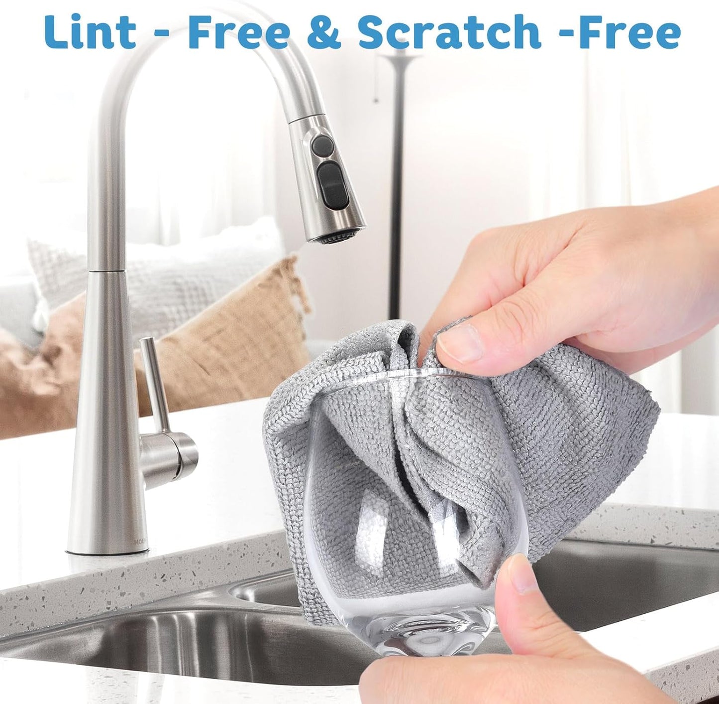 Matthew Microfiber Cleaning Cloth Roll 72Pack (12" x 12") Reusable Paper Towels&Washable Tear Away Towels,Ultra Water Absorbent Lint&Streak Free Cleaning Rags for Glass,Dishwash,Bathroom,Cars-Grey