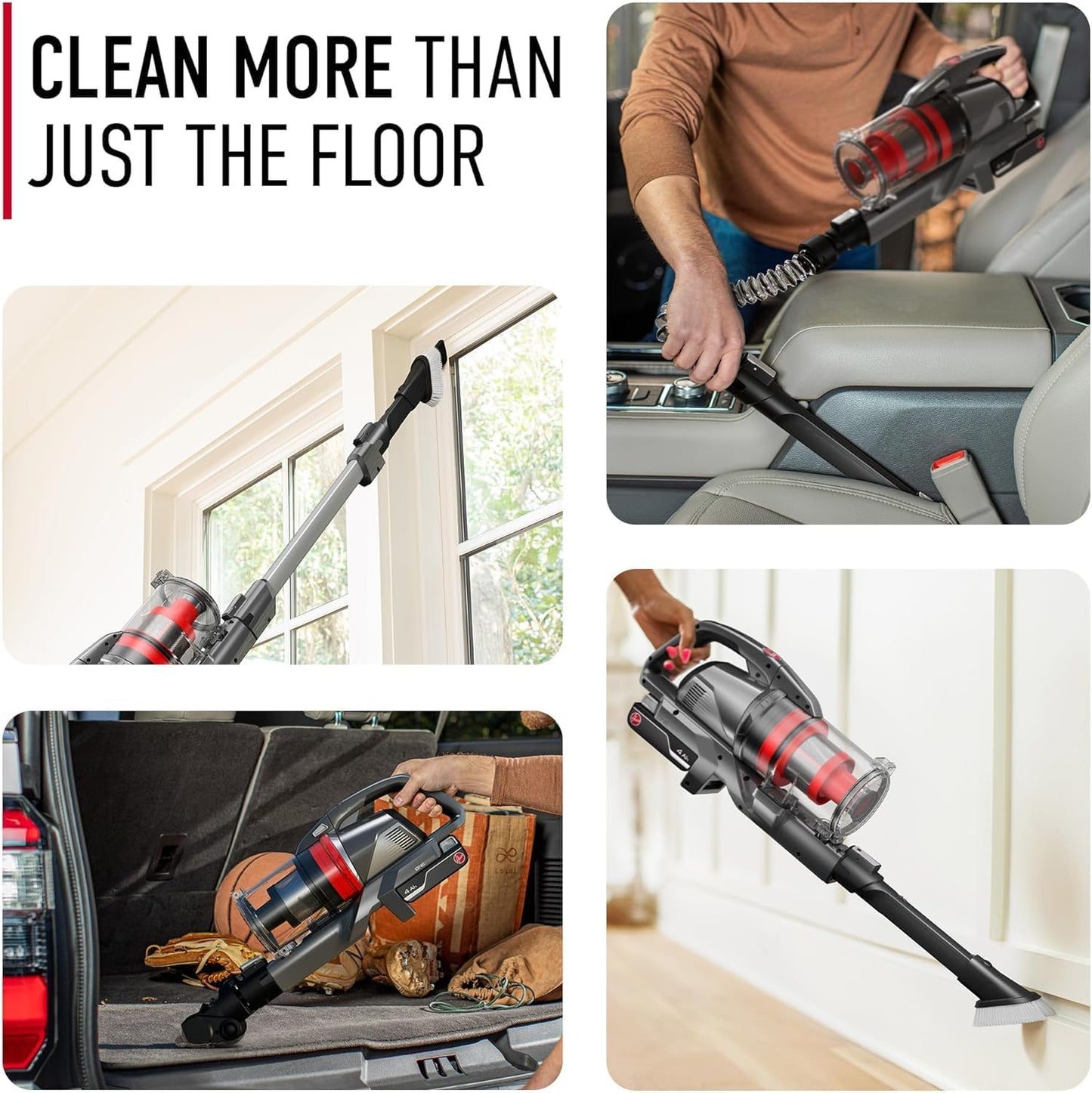 Hoover ONEPWR WindTunnel Emerge Pet Cordless Stick Vacuum Cleaner, Lightweight Stick Vac, Powerful and Quiet Cleaning, Self Standing, No Wall Mount Required, Cordless Vacuum Cleaners for Home Use