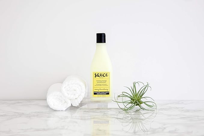 SAUCE BEAUTY Creamy House Dressing Hair Conditioner for Curly Hair, Fine to Medium Hair - Frizz Control Detangler (10 Fl Oz) | Moisturizing, with Shea Butter, Buttermilk, Greek Yogurt