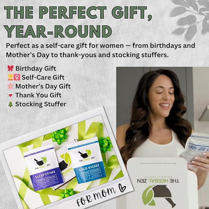 Aromatherapy Shower Steamers Gift Set, Shower Bombs Made in The USA, Relaxation Gift for Women, Lavender Shower Steamers for Women, Eucalytus Shower Steamer, Mothers Day Gifts