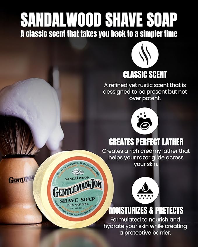 Gentleman Jon Safety Razor Shaving Kit | Vintage Wet Shave Grooming Set for Men - Includes: Safety Razor, Hair Shaving Brush, Alum Block, Shave Soap, Bowl & Double Edge Razor Blades