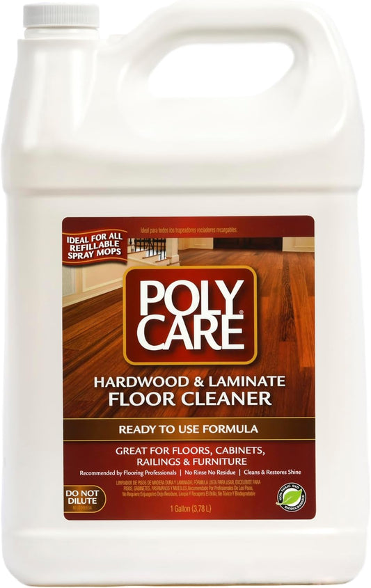 Hardwood Floor Cleaner Refill - 128 fl oz - Fresh- Refill for Spray Mops and Spray Bottles - Residue-Free Floor Cleaning Solution for Wood or Laminate Floors