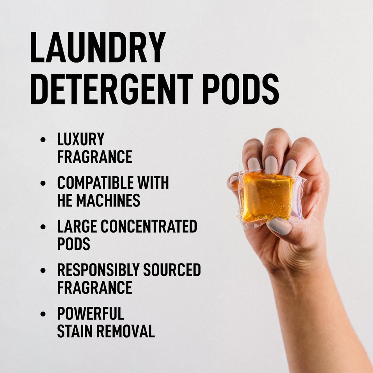 Laundry Sauce - Luxury Scented Laundry Detergent Pods & Scent Booster Bundle (Siberian Pine), Premium Laundry Washing Pods with High-End, Sophisticated Fragrances - Dye Free & HE Compatible