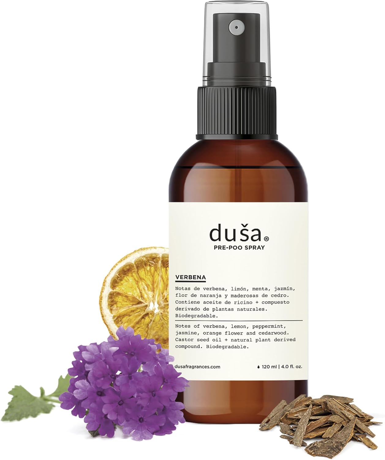 DUSA Bathroom Spray Poo Odor Eliminator 4 oz - Ultimate Toilet Spray and Freshener - Odor Neutralizer with Fresh Scent for Bathrooms and Home Use