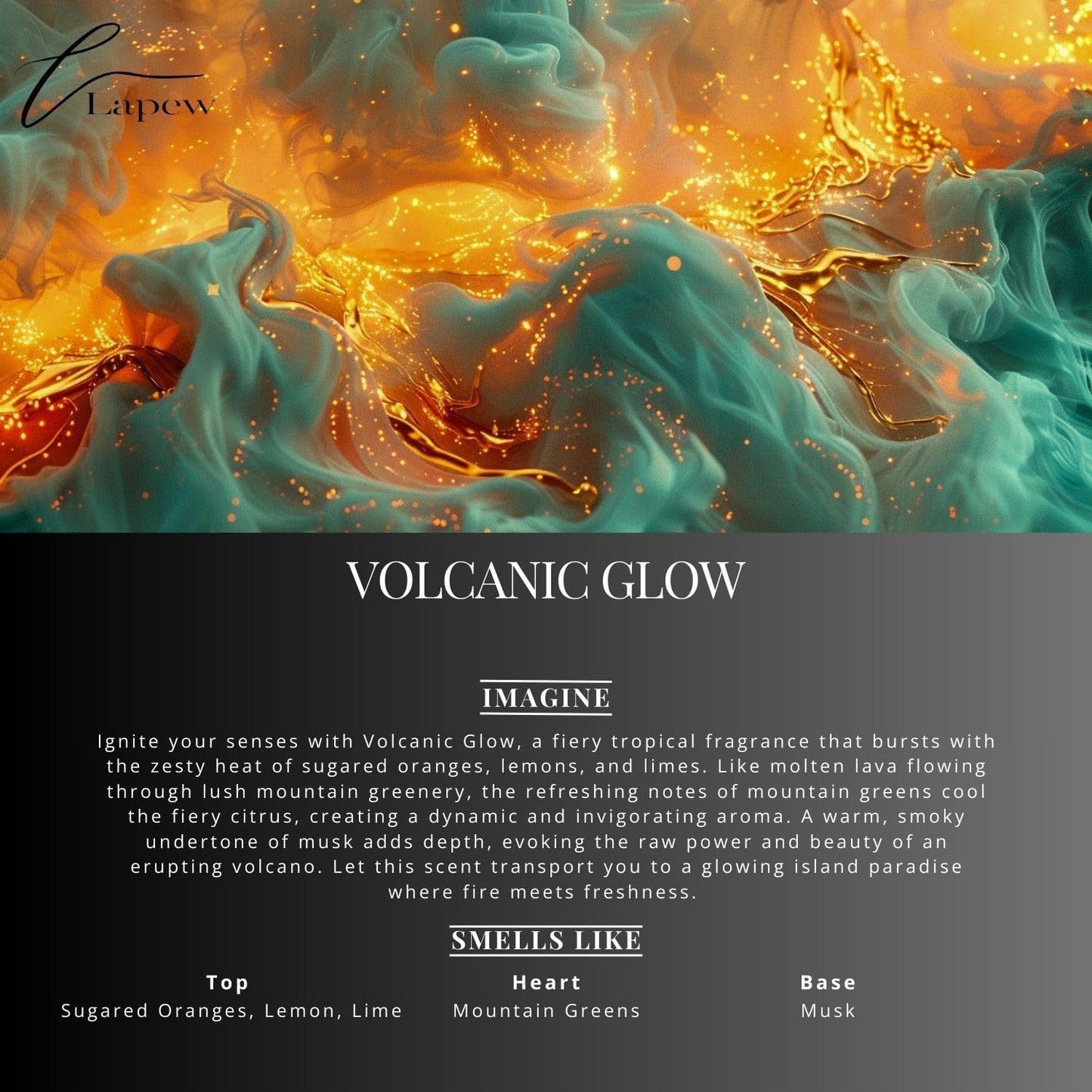 Volcanic Glow Carpet Freshener Powder Refill 36 oz | Powerful Odor Eliminator for Home | Upholstery Deodorizer | Carpet Deodorizer | Pet Urine | Cat Litter Box | Volcano Fragrance