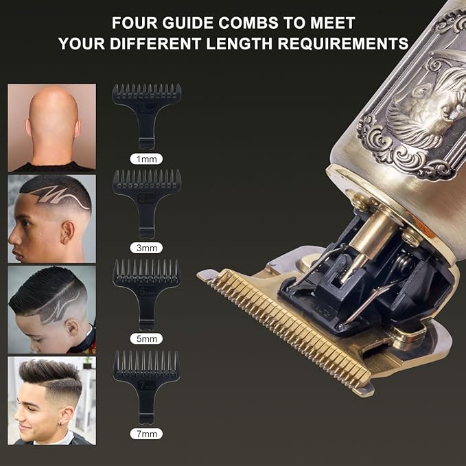 Hatteker Foil Shaver, Head Shaver Kit Beard Trimmer for Men Grooming Shaving Kit, Hair Trimmer, Cordless Head Shavers for Bald Foil Shavers Gifts for Him