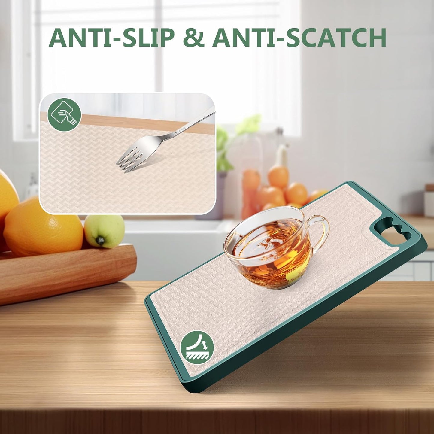 Shelf Liners, Non-Adhesive Drawer Liner, Waterproof & Oil-Proof Kitchen Cabinet Cupboard Liner Plastic EVA Material BPA Free Fridge Liner Mats Paper Protector for Shelves (Clear/12in x 120in)