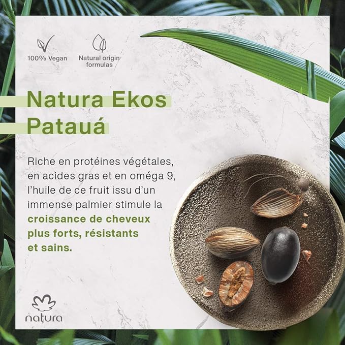 natura - Ekos Patauá Strengthening Conditioner - Repair & Renew Hair - Fortify Roots & Strands - Protein Rich - Vegan Hair Care - Brazilian Beauty Secrets - Personal & Self Care - 10.1 fl oz (300ml)