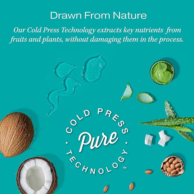 Raw Sugar Moisture Smoothie Shampoo and Conditioner with Coconut Oil, Agave, & Sweet Almond Milk, Hydrates & Nourishes Dry Hair, Formulated without Sulfates + Parabens