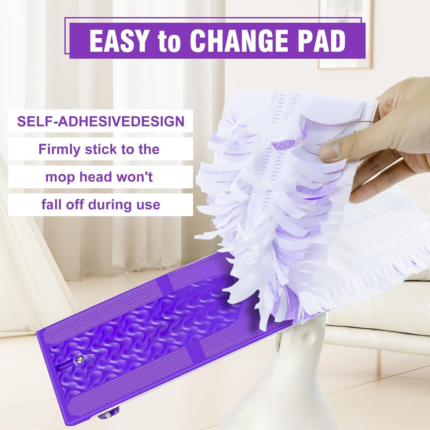 20 Pack Power Mop Refills Pad Compatible with Swiffer Power Mop Multi-Surface &Wood Mopping Pad Refills, Disposable Spray Wet Mopping Pad Replacement for Floor Cleaning