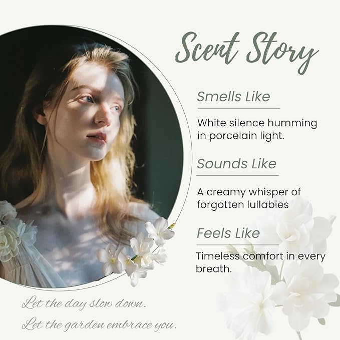 Hair Perfume, Heavy Cream Hair Perfume for Women Long Lasting Pheromone Body Spray Oil Mist Deodorizer Refresher, Milk Chamomile Jasmine Portable Hydrate Shine, Alcohol Free Light Parfum, 50 ML