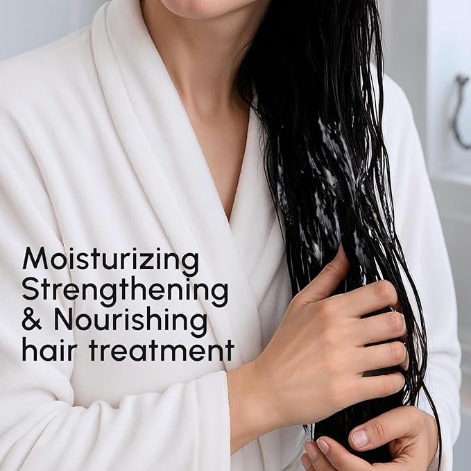 MAREE Leave In Conditioner for Dry Damaged Hair - Leave In Conditioner for Curly Hair with Keratin &Argan Oil - Extremely Deep Conditioning Mask - Hair Moisturizer - Tratamiento Para el Cabello