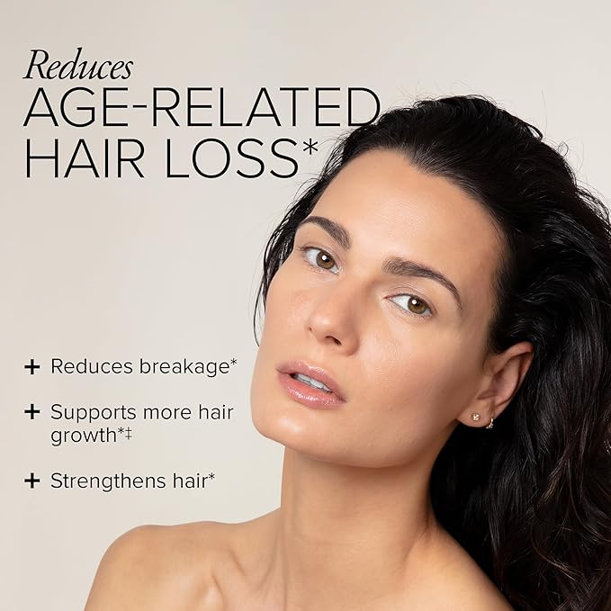 Serovital Hair Regeneres - Formulated for Women Seeking Enhanced Hair Growth - Supports Noticeable Decrease in Age-Related Hair Loss and Shedding - (60 Count)