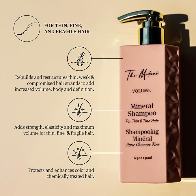 Volume Mineral Shampoo & Conditioner (8.5oz/250ml)