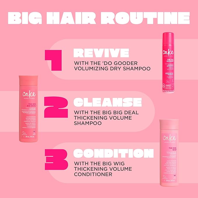 Cake Beauty Style Extending Dry Shampoo, The Do Gooder - Refresh Hair and Absorb Oil Between Washes - With Cornstarch - For All Hair Types - 120 g