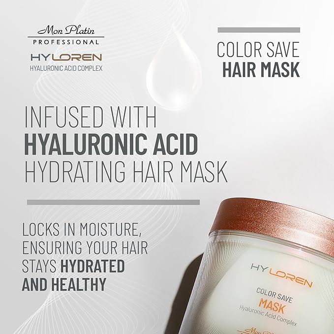 Mon Platin Professional HY LOREN Conditioner, 500ml, Sulfate Free, Unisex