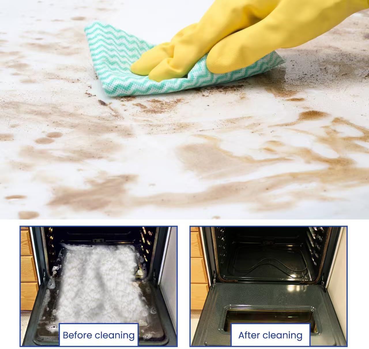 Oven cleaner Kitchen,Heavy Oil Cleaner, 2025 Upgrade Multipurpose Grease Remover, Durable Stain Cleaning Agent for Kitchen Surfaces, Portable Degreasing Spray 500ML