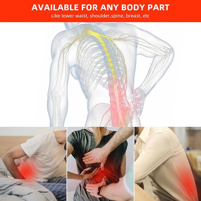 Red Light Therapy, Cordless Infrared Therapy Pad for Back Knee Leg Pain Relief, Portable 660nm 850nm Wireless Red Infrared Light Therapy Wrap Belt with Rechargeable Controller Gift for Women Men