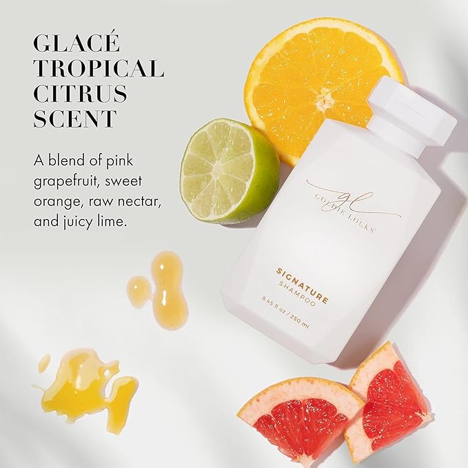 Goldie Locks Ultra Hydrating Shampoo - Sulfate-Free Moisturizing Formula - Maintains Texture and Shine - Safe for Extensions and Color-Treated Hair - Protein-Free - 8.45 fl oz (Packaging May Vary)