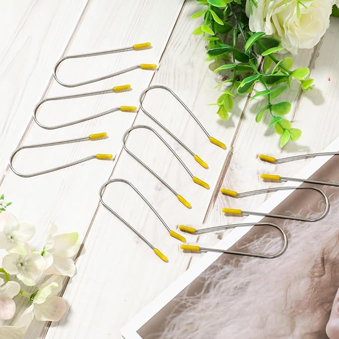 20 Pieces Hair Roller Clips and Pins Kit, Portable Travel Strong Securing Clips for Long Hair, Fit 1 Inch Rollers