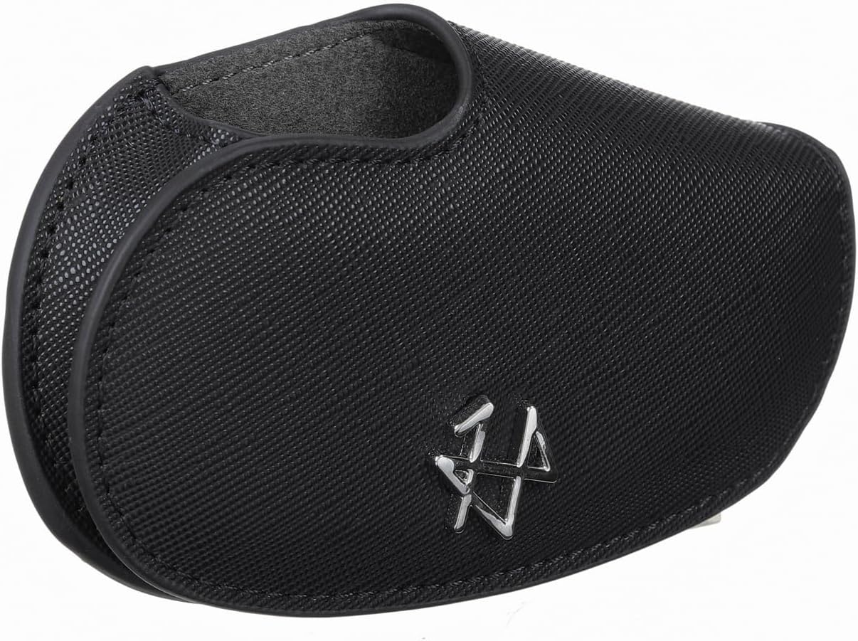 Golf Iron Covers 9pcs or 1pc Saffiano Leather Magnetic Club Headcover for Right Hand