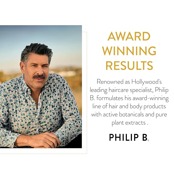 PHILIP B Russian Amber Imperial Conditioner, 2 fl. oz. (60 ml) - Restorative, Color-protective, Weightless Hydration With Amber Oil and Amino Acids