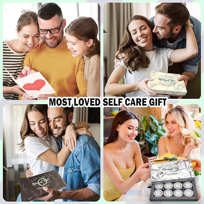 Shower Steamers Aromatherapy - Lavender Shower Steamers with Organic Essential Oils for Vaporizing Steam Spa, Relaxation, Vapor Shower Tablet, Shower Melts- Selfcare Gifts for Her/Him, Birthday Gift