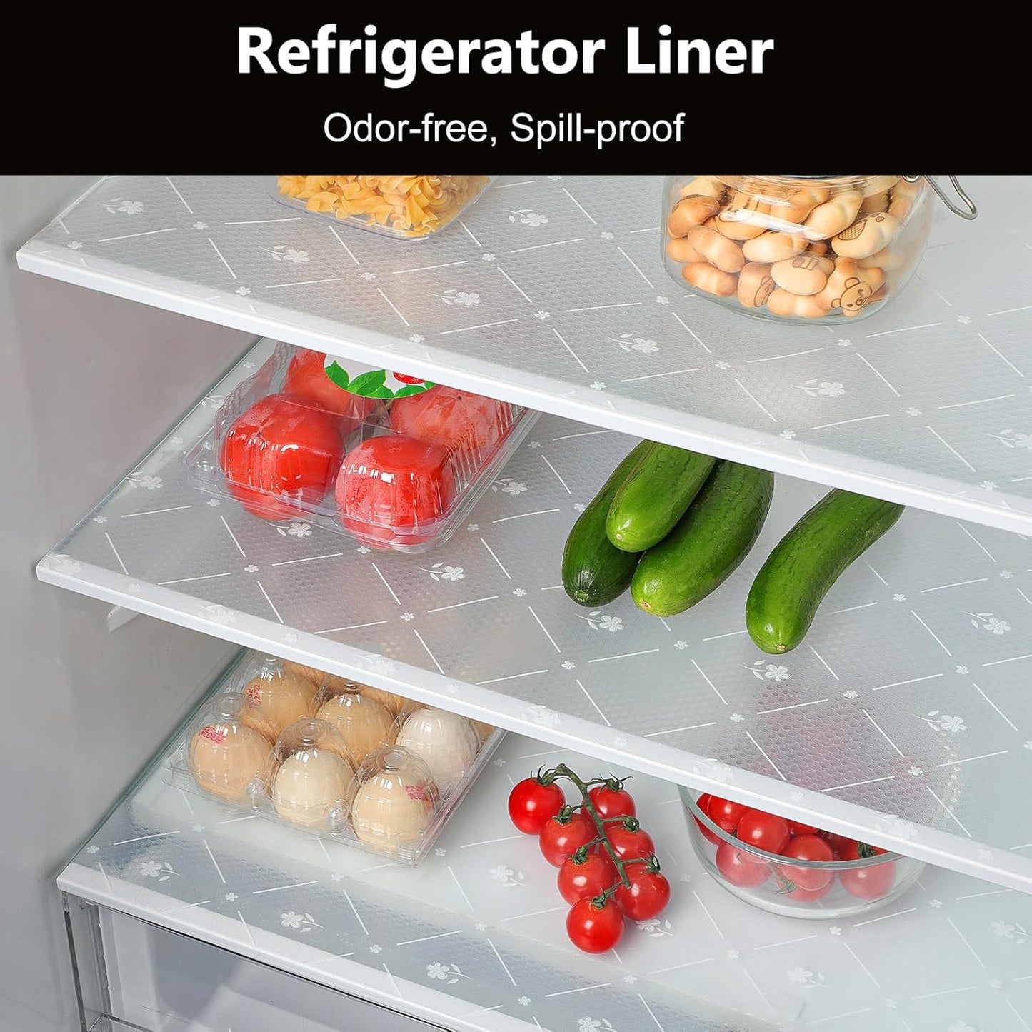 INNOLITES Shelf Liner for Kitchen Cabinets Non-Adhesive Drawer & Cabinet Liner Washable Oil-Proof Easy to Cut for Cupboard Shelves Storage Dresse Desks 17.7" x 78.7"