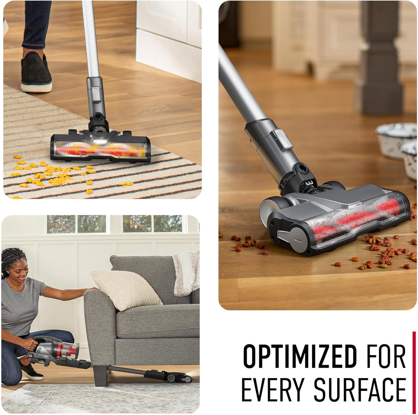 Hoover ONEPWR WindTunnel Emerge Cordless Stick Vacuum Cleaner, Lightweight Stick Vac, Powerful and Quiet Cleaning, Self Standing, No Wall Mount Required, Cordless Vacuum Cleaners for Home Use