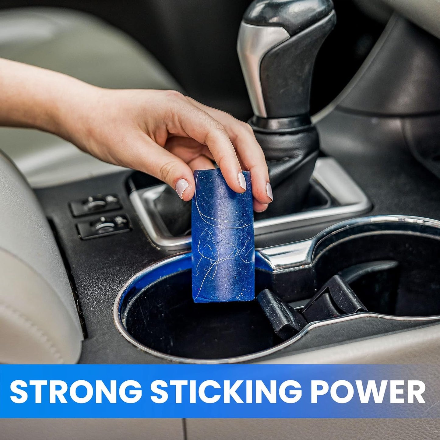 Multi-Purpose, Reusable and Eco-Friendly Hand-Held Cleaner for Hard-to-Reach Areas in Your Home and Car - Removes Debris, Pet Hair, Crumbs and More - 5 Pack