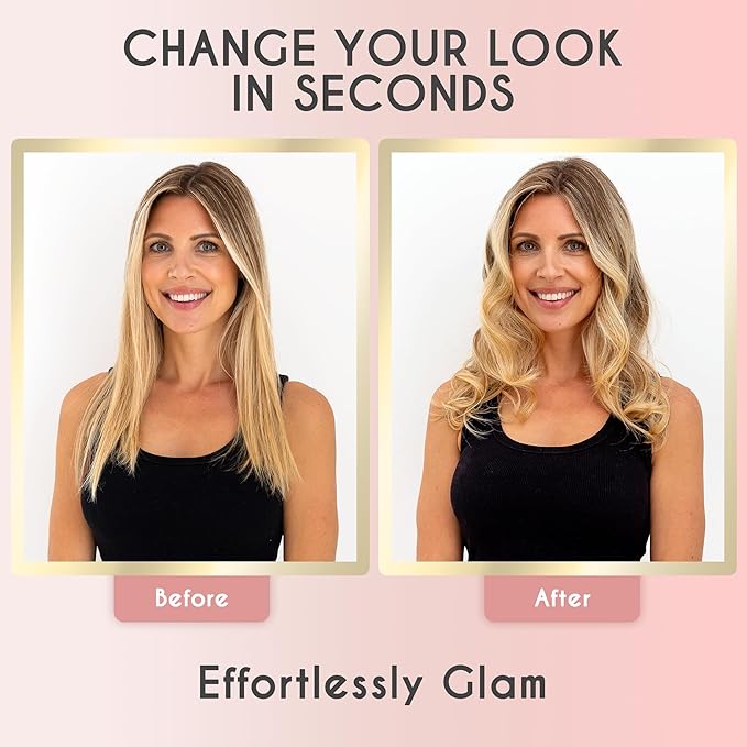 ELLA BELLA® Automatic Rotating Curling Iron • Auto Hair Curlers • Easy to Use • Digital Display to Accurately Control Temperature • Transform Your Look in Seconds • Ideal for Longer Hair