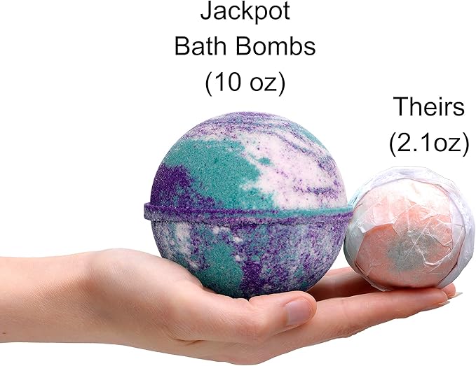 Bath Bomb with Surprise Ring Inside Mermaid Daydream Extra Large 10 oz. Made in USA (Ring Size 9)