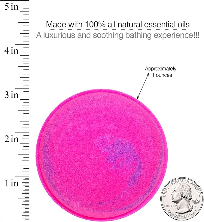 Bath Bomb with Ring Inside Love Potion Extra Large 10 oz. Made in USA (Ring Size Surprise)