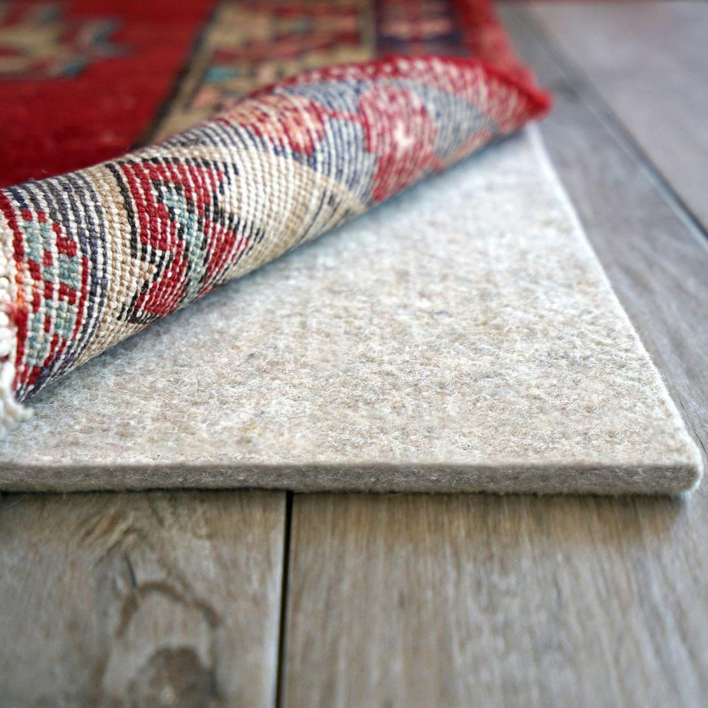 RUGPADUSA - Eco-Plush - 11'x15' - 1/4" Thick - 100% Felt - Premium Cushioned Rug Pad - Available in 3 Thicknesses, Many Custom Sizes