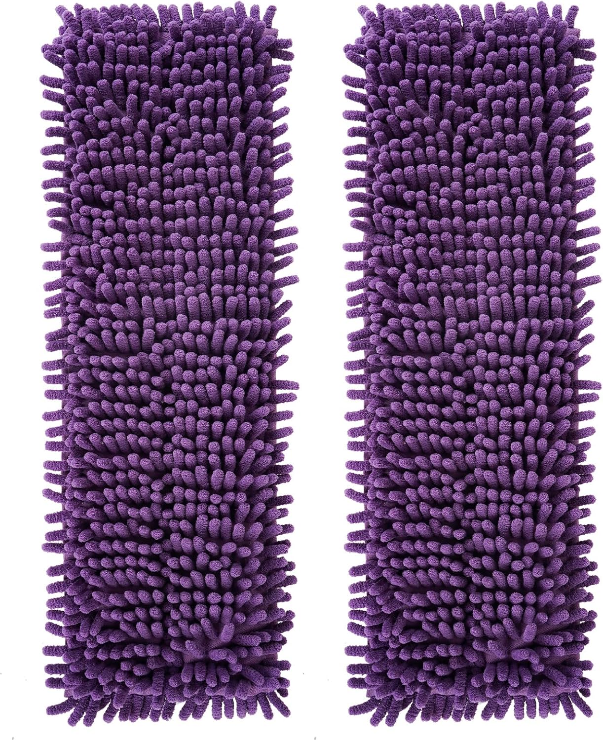 2 Pack Pet System Microfiber Sweeping Pad for Bona Mops, Reusable Pet Replacement Mop Pad for Multi-Surface Floors, 18 Inch Washable Cleaning & Dusting Pads, Attracts & Picks Up Pet Hair