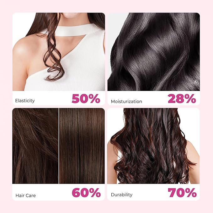 6 in 1 Blow Dryer Brush Set & Hot Air Styler, Negative Ionic Hair Dryer Brush Hair Styling Tools for Fast Drying Straightening Curling Voluming, Ideal Gifting for Women (Black)