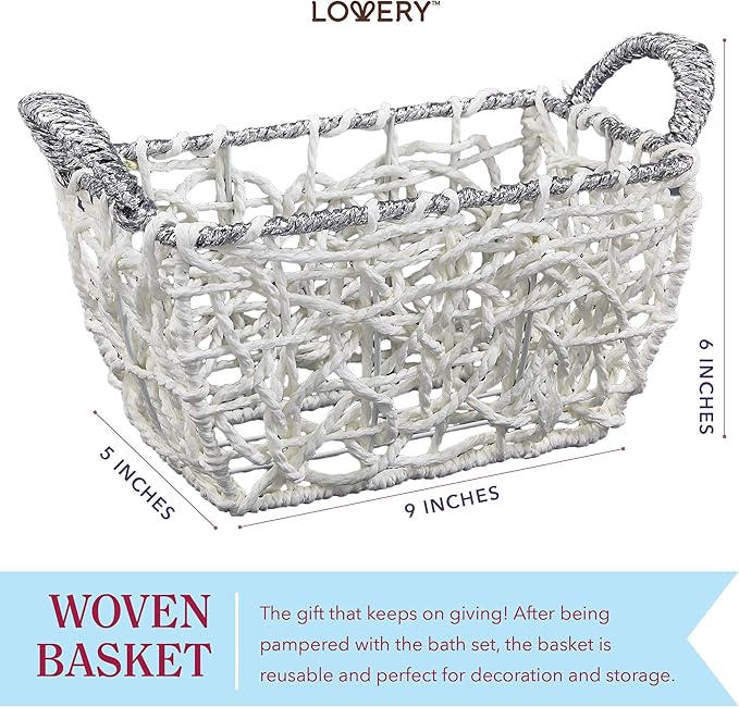 Bath Bombs Gift Set for Women, 17 Large Bath Fizzies in Assorted Colors, Shapes & Scents, Bath and Body Spa Set with Shea & Coco Butter, Ultra Rich Spa Set in Handmade Weaved Basket