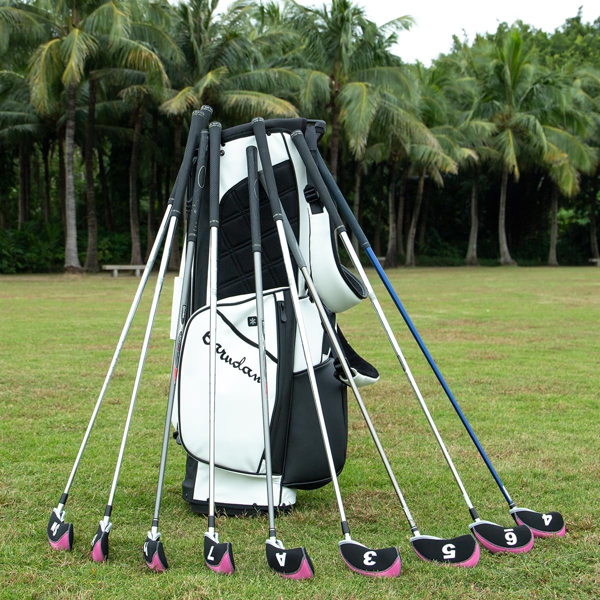 Golf Iron Covers for Golf Clubs Neoprene Golf Iron Cover Set 11pcs/10pcs Golf Iron Headcovers Golf Club Head Covers Fit All Brands