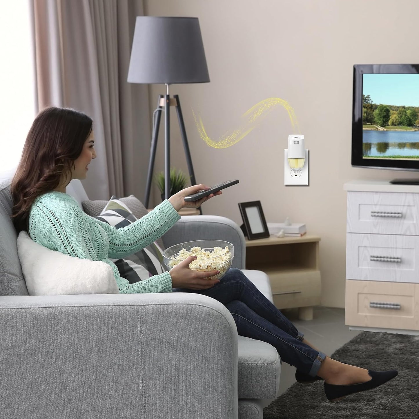 PlugIns Refills Air Freshener, Scented and Essential Oils for Home and Bathroom, Hawaiian, Jasmine, Cotton, Indoor Home Use, 12 Count, Compatible with Airwick, Compatible with Glade