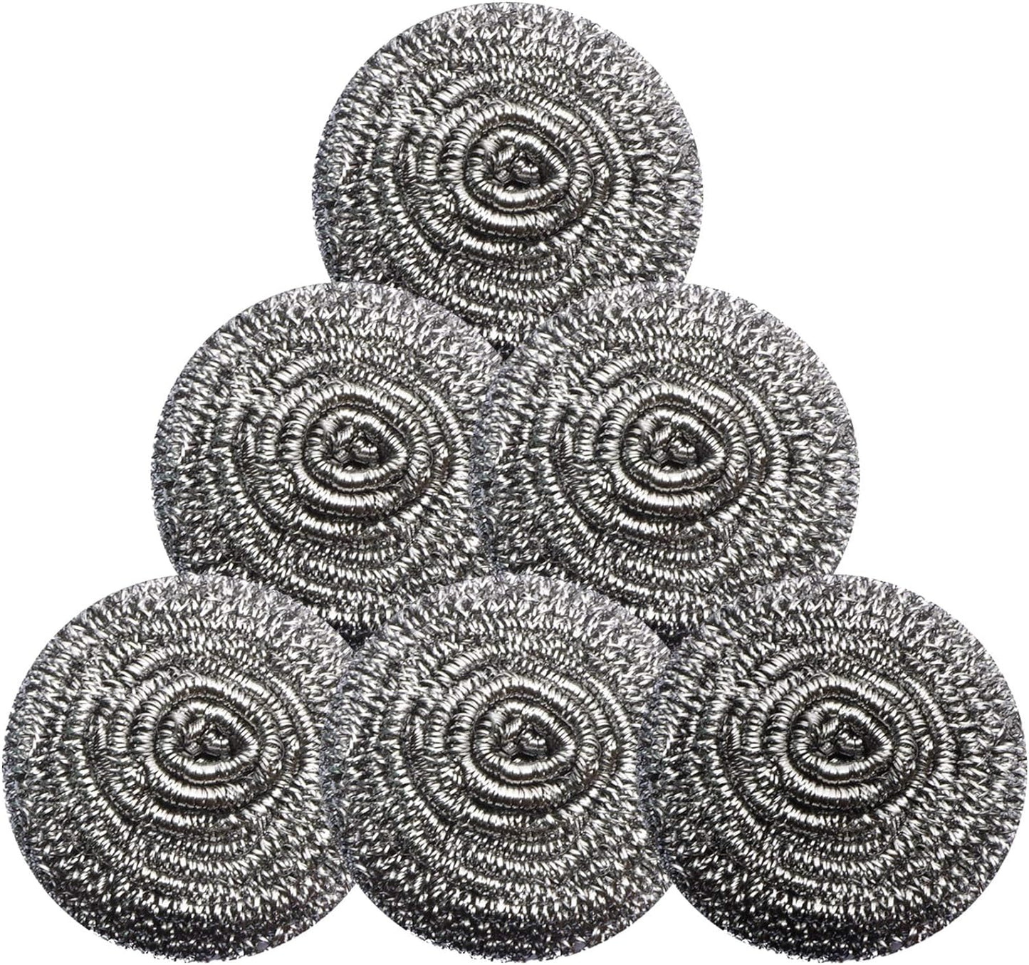 Stainless Steel Scrubber Scrubbing Scouring Pad Sponges Clean Pot Pan and Steel Wool for Kitchen Bathroom
