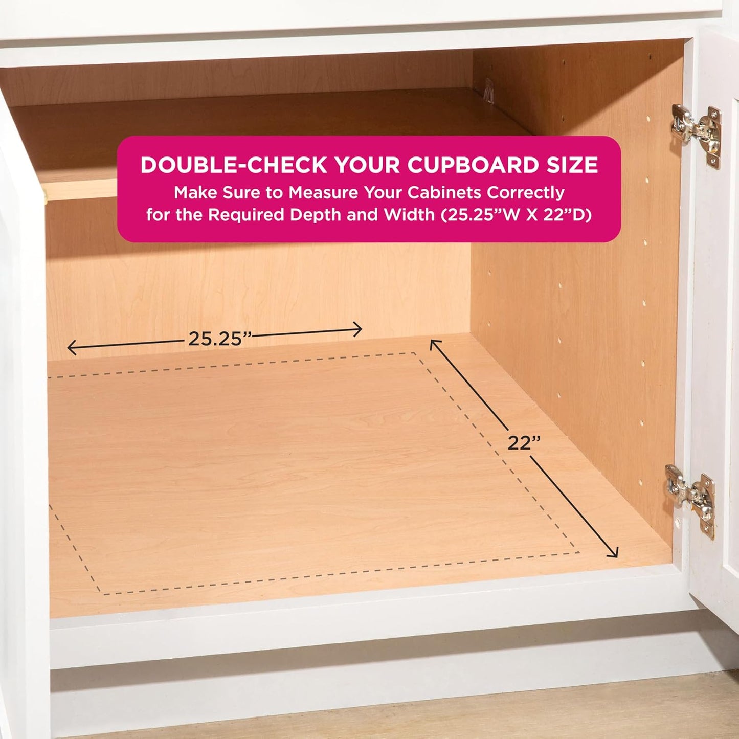 HOLDN’ STORAGE Heavy-Duty Premium Collection Pull Out Cabinet Organizer, Cabinet Drawer Slide Outs, Lifetime Limited Warranty - Basket Size 24" W x 21" D x 5" H, Anti-Rust Chrome Finish