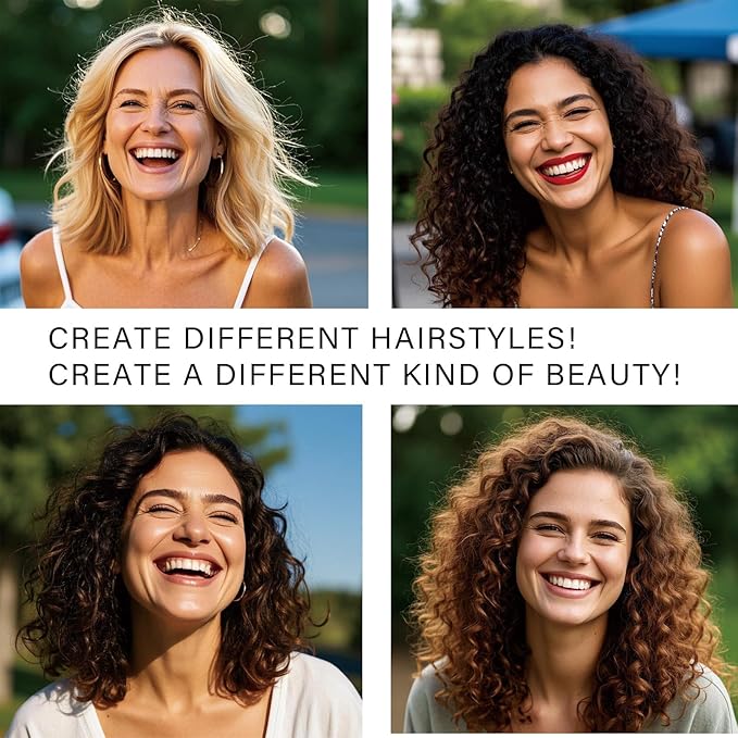 20 Pack Snap Hair Roller Plastic Hair Rollers Set, 0.98Inch/2.5cm Heatless Rollers with Mini Comb, Snap on Rollers for Fine Thin Hair, Self Grip Roller for DIY （SIZE L BLUE）