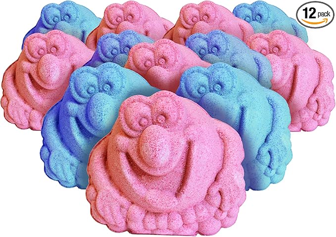 Mr. Bubble Bubbling Bath Bomb, Original Bubblegum Scent, 60 g Each, Pack of 12