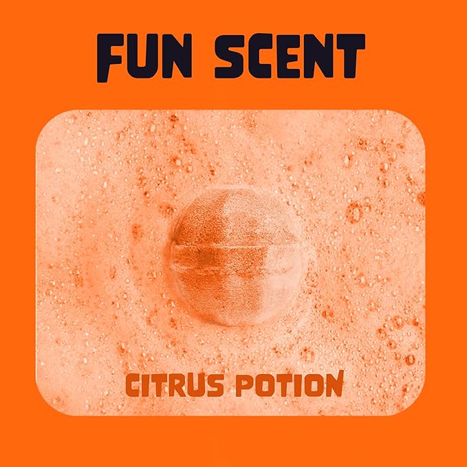 Halloween Bath Bombs for Kids with Surprise Halloween Toys Inside - Large Pumpkin Bath Bombs for Kids, Boys & Girls – Spooky Boo Basket Stuffers for Kids - Made in USA Bubble Bomb by Two Sisters