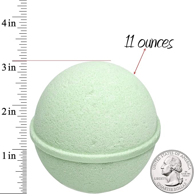 Mermaid Love Potion Bath Bombs Gift Set of 2 with Size 6 Ring Inside Each Made in USA