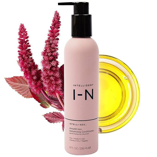 Intelligent Nutrients Amplifi-hair Volumizing Conditioner, Weightless Hydration and Detangling for Fine Hair, Vegan Conditioning Formula, 8 Oz