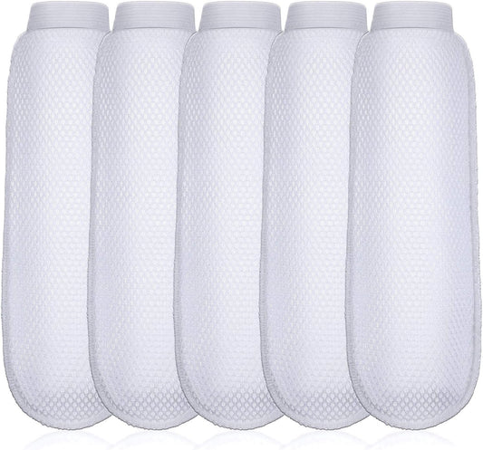 Boao 5 Pieces Nylon Lint Traps for Washing Machine Discharge Hose Lint Traps Nylon Mesh Catcher for Washing Machine Drain Systems Cleaning Tools